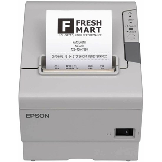 Epson TM-T88V Desktop Direct Thermal Printer - Monochrome - Receipt Print - USB - Parallel - With Cutter - Cool White