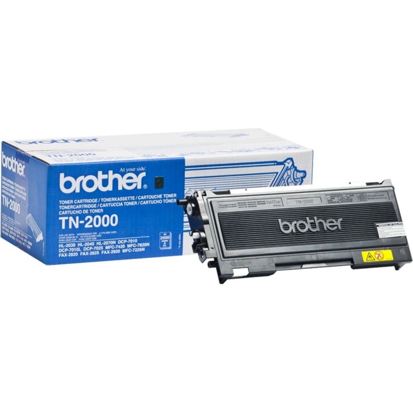 Brother TN-2000 Original Laser Toner Cartridge - Black - 1 Pack