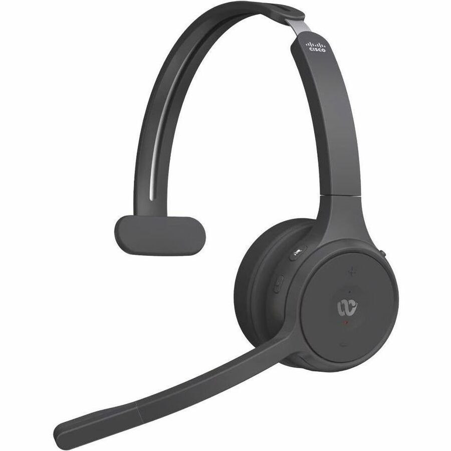 Cisco Wireless On-ear Mono Headset - Carbon Black