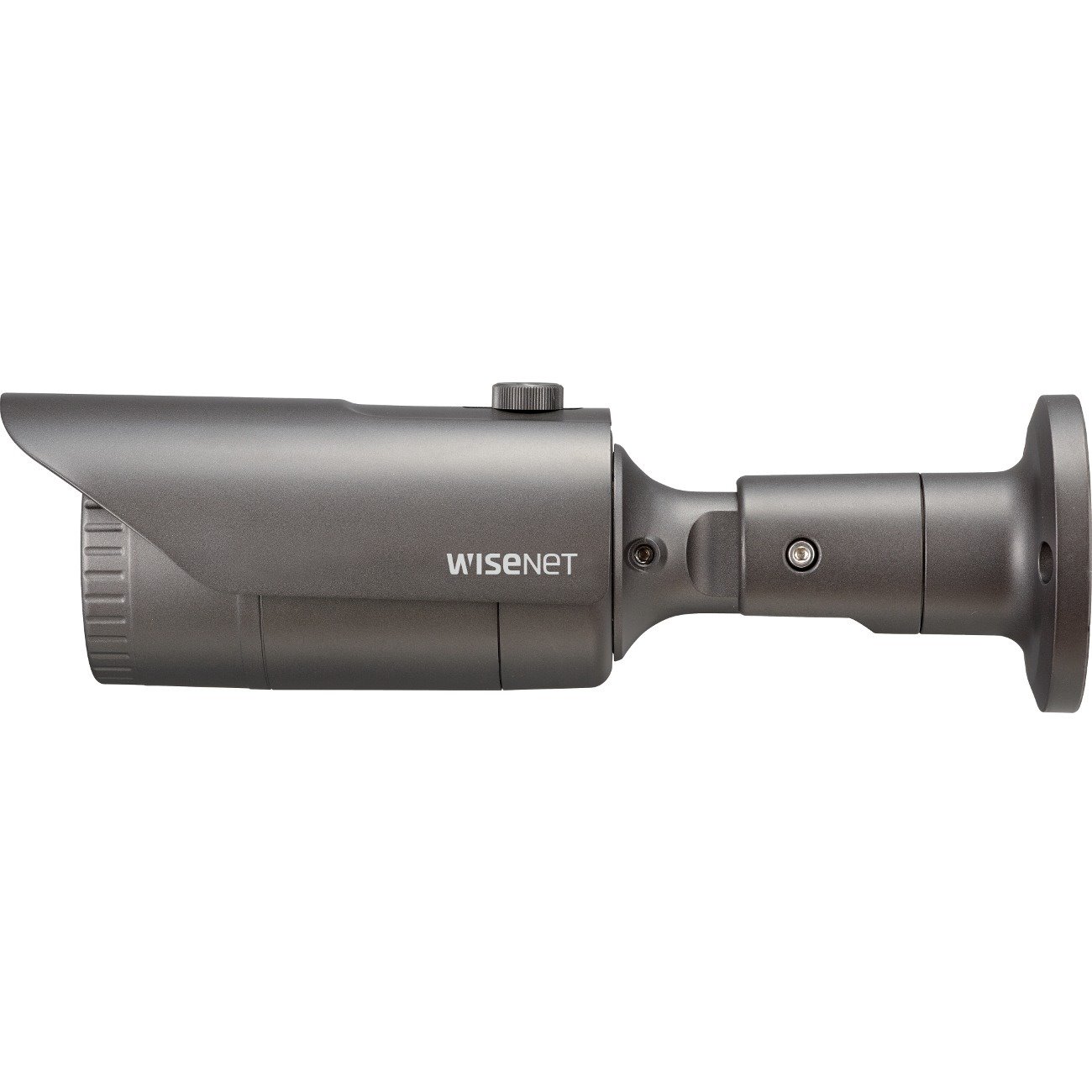 Wisenet QNO-7012R 4 Megapixel Outdoor Network Camera - Colour - Bullet - Dark Grey