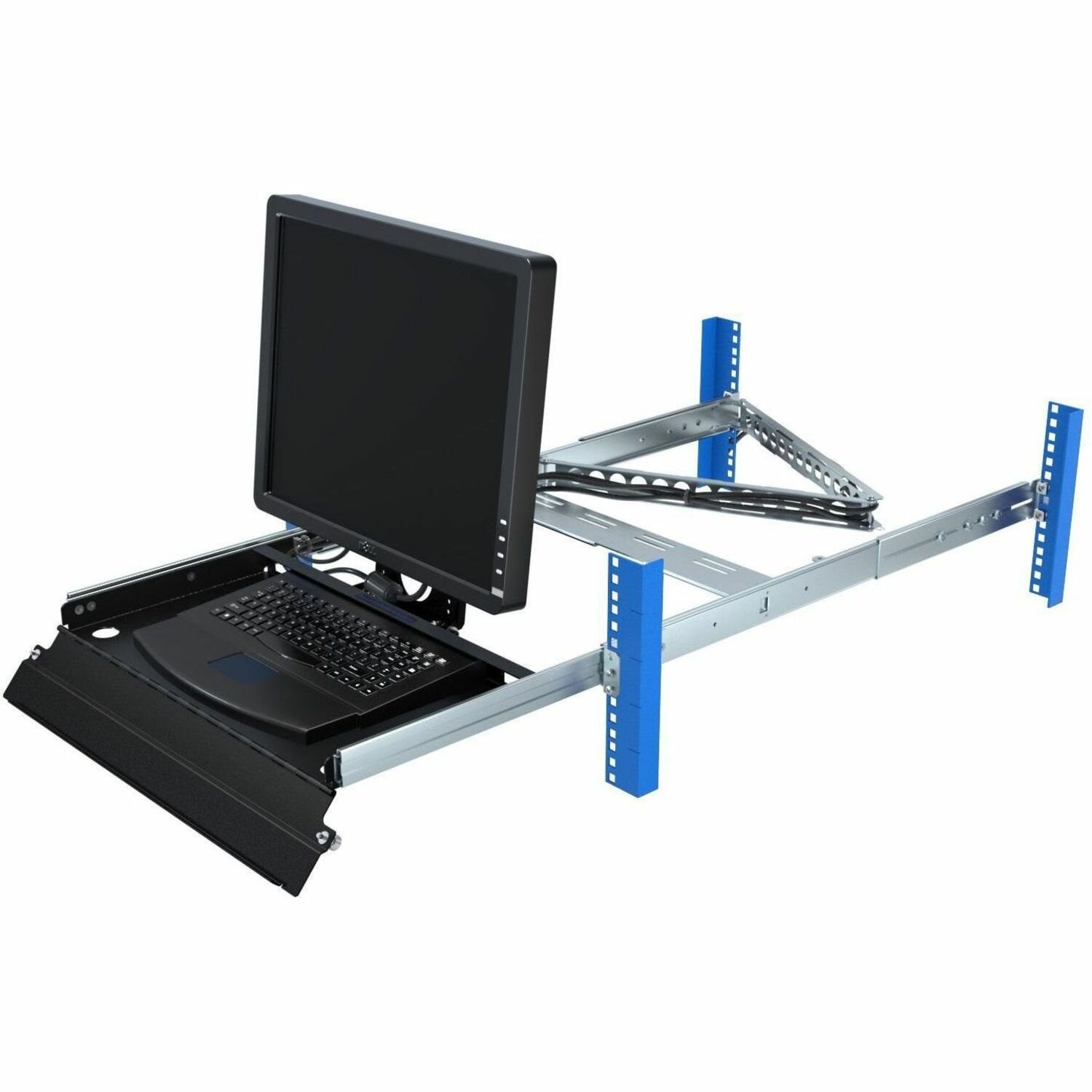 Rack Solutions 2U 4Post Rackmount Sliding KVMs