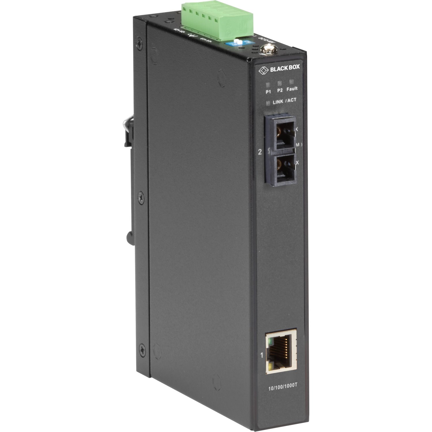 Black Box LGC280 Series Gigabit Industrial Media Converter - Multimode SC