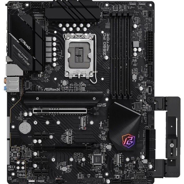 ASRock Z690 PG Riptide Desktop Motherboard - Intel Z690 Chipset - Socket LGA-1700 - Intel Optane Memory Ready - ATX