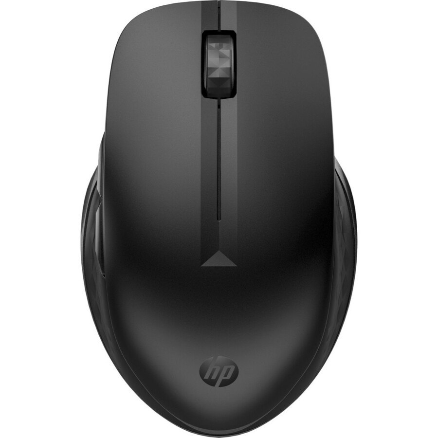 HP 435 Mouse - Bluetooth - USB Type A - 5 Button(s) - 4 Programmable Button(s) - Jack Black