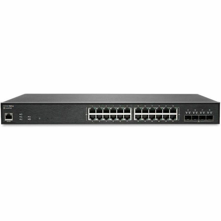 SONICWALL SWITCH SWS14-24FPOE WITH WIRELESS NETWORK MANAGEMENT AND SUPPORT 3YR