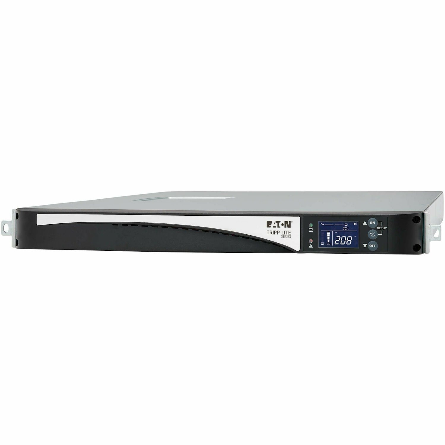 Eaton Tripp Lite Series SmartOnline 1500VA 1440W 208/230V Double-Conversion UPS - 5 Outlets, Network Card Option, LCD, USB, DB9, 1U Rack