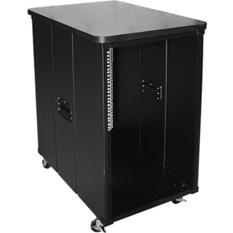 Claytek 10U 450mm Depth Simple Server Rack with Wood Top