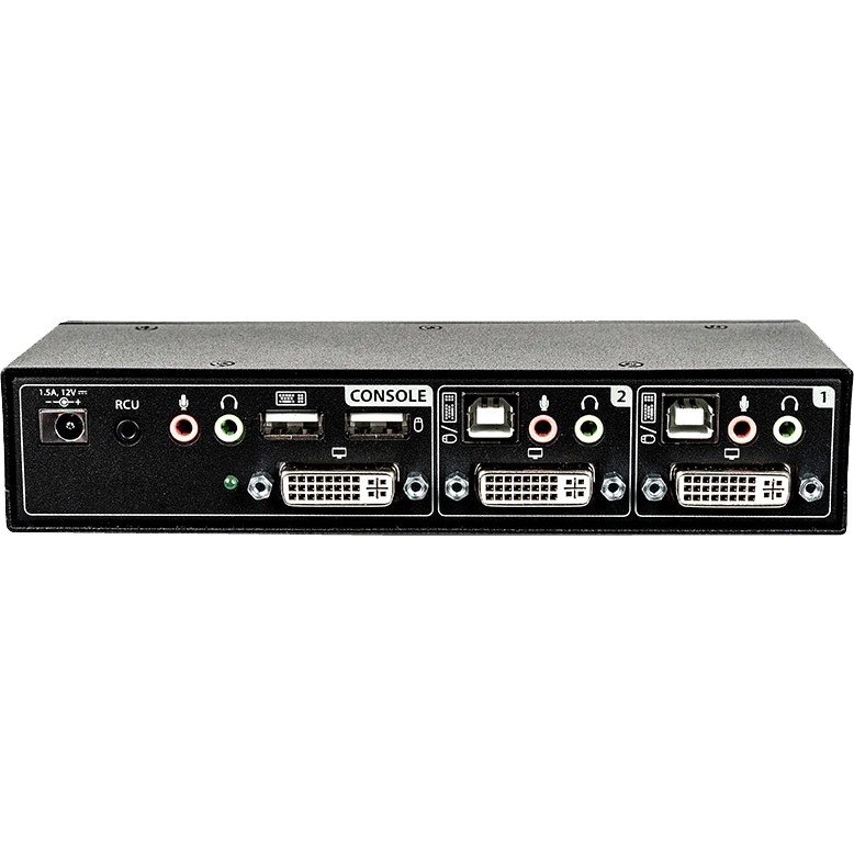 Vertiv Avocent SV220 Desktop KVM Switch | 2 Ports | DVI-I | USB | Single Monitor