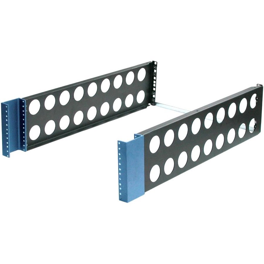 Rack Solutions 4U Flush Mount Conversion Bracket 2-Pack (26in Deep) with 2U Adapter Brackets 4-Pack (2 bends, 0.59in Deep)