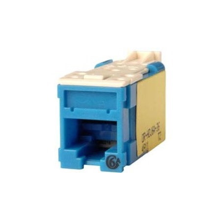 Ortronics Clarity High Density Jack (HDJ) CAT6A, T568A/B, Blue