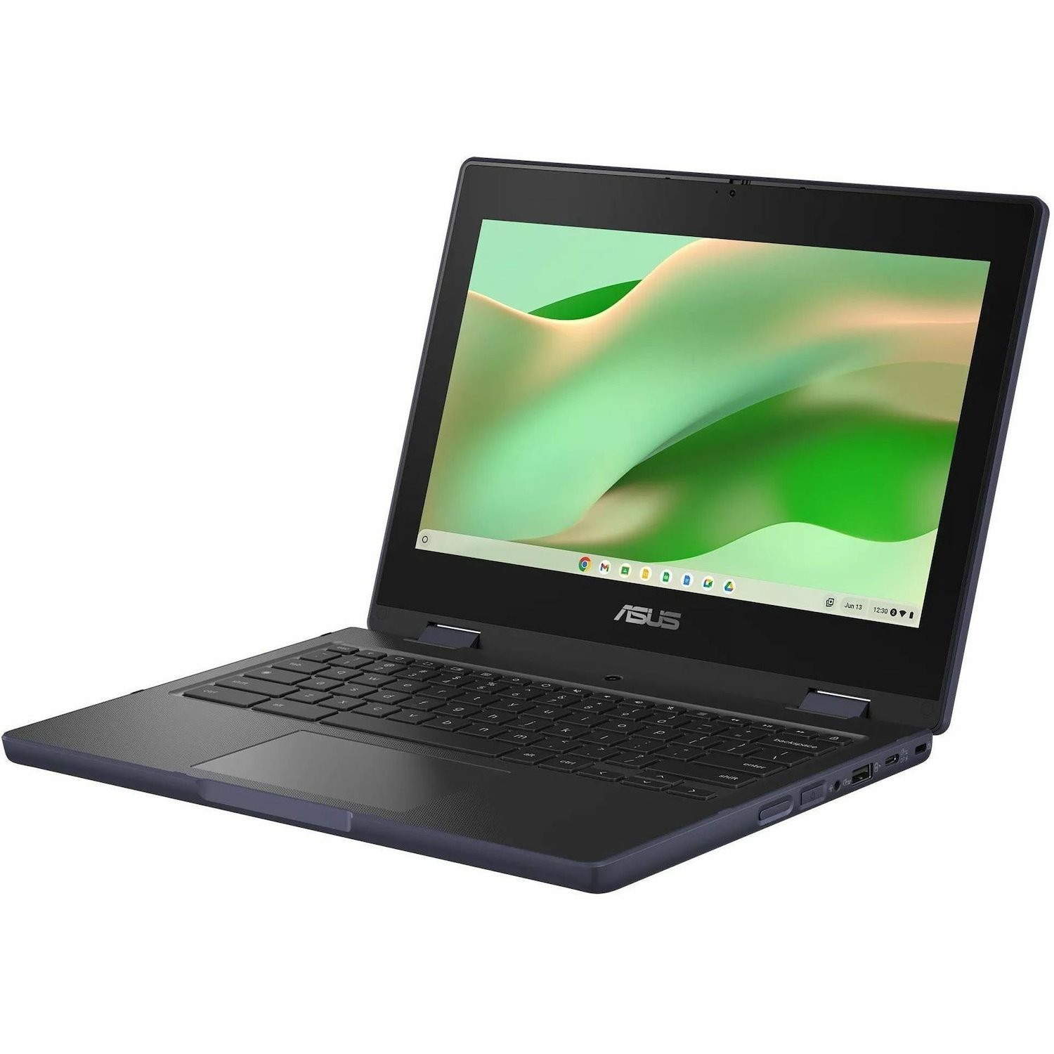 Asus Chromebook CR11 Flip CR1104F CR1104FTA-YZ84T 11.6" Touchscreen Rugged Convertible 2 in 1 Chromebook - HD - Intel N-Series N150 - 8 GB - 64 GB Flash Memory - Mineral Gray