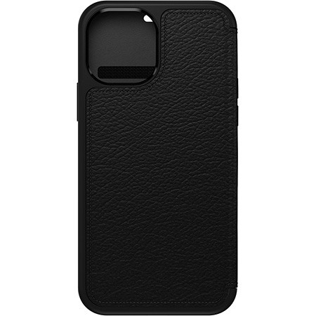OtterBox Strada Carrying Case (Folio) Apple iPhone 12, iPhone 12 Pro Smartphone - Shadow Black