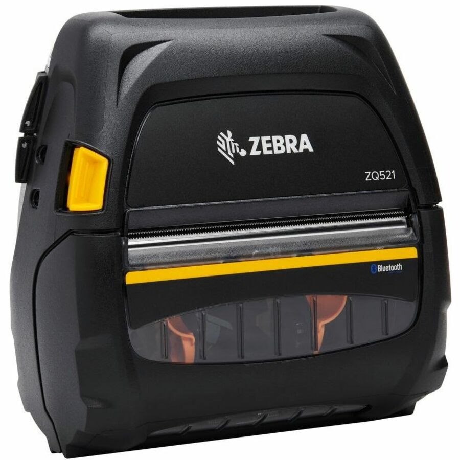 Zebra ZQ521 Single Sided Mobile, Transportation & Logistic, Manufacturing, Warehouse, Government, Retail, Hospitality Direct Thermal Printer - Monochrome - Portable - Label/Receipt Print - Bluetooth - Wireless LAN - Near Field Communication (NFC)