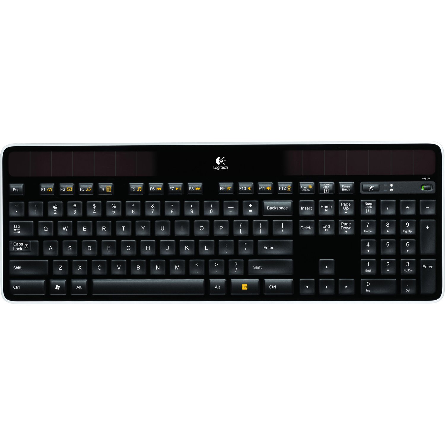 Logitech K750 Keyboard - Wireless Connectivity - USB Interface - English