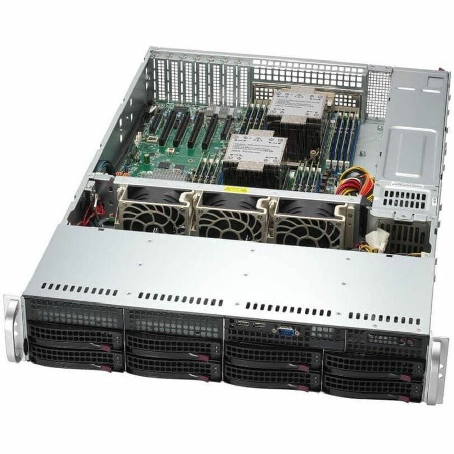 Supermicro SuperServer SYS-621P-TRT Server Barebone System - 2U Rack-mountable - Socket LGA-4677 - 2 x Processor Support