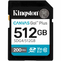 Kingston Canvas Go! Plus 512 GB Class 10/UHS-I (U3) V30 SDXC