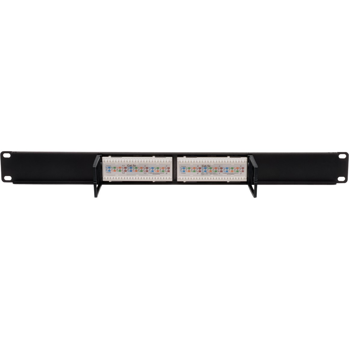 Tripp Lite by Eaton 12-Port 1U Rack-Mount Cat5e 110 Patch Panel, 568B, RJ45 Ethernet, TAA