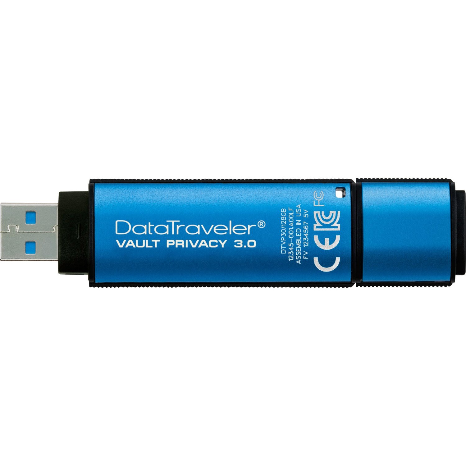 Kingston DataTraveler Vault Privacy 3.0 128GB USB 3.0 Flash Drive