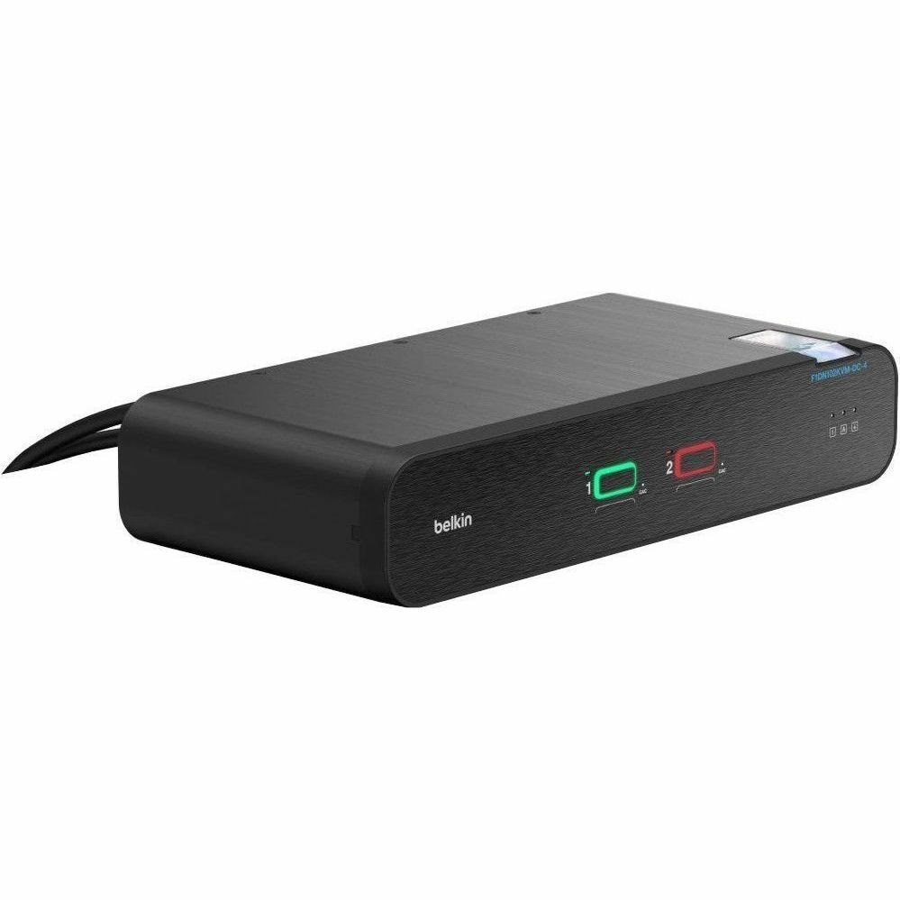 Belkin Universal DisplayPort Secure KVM, 2-Port Single Head with CAC