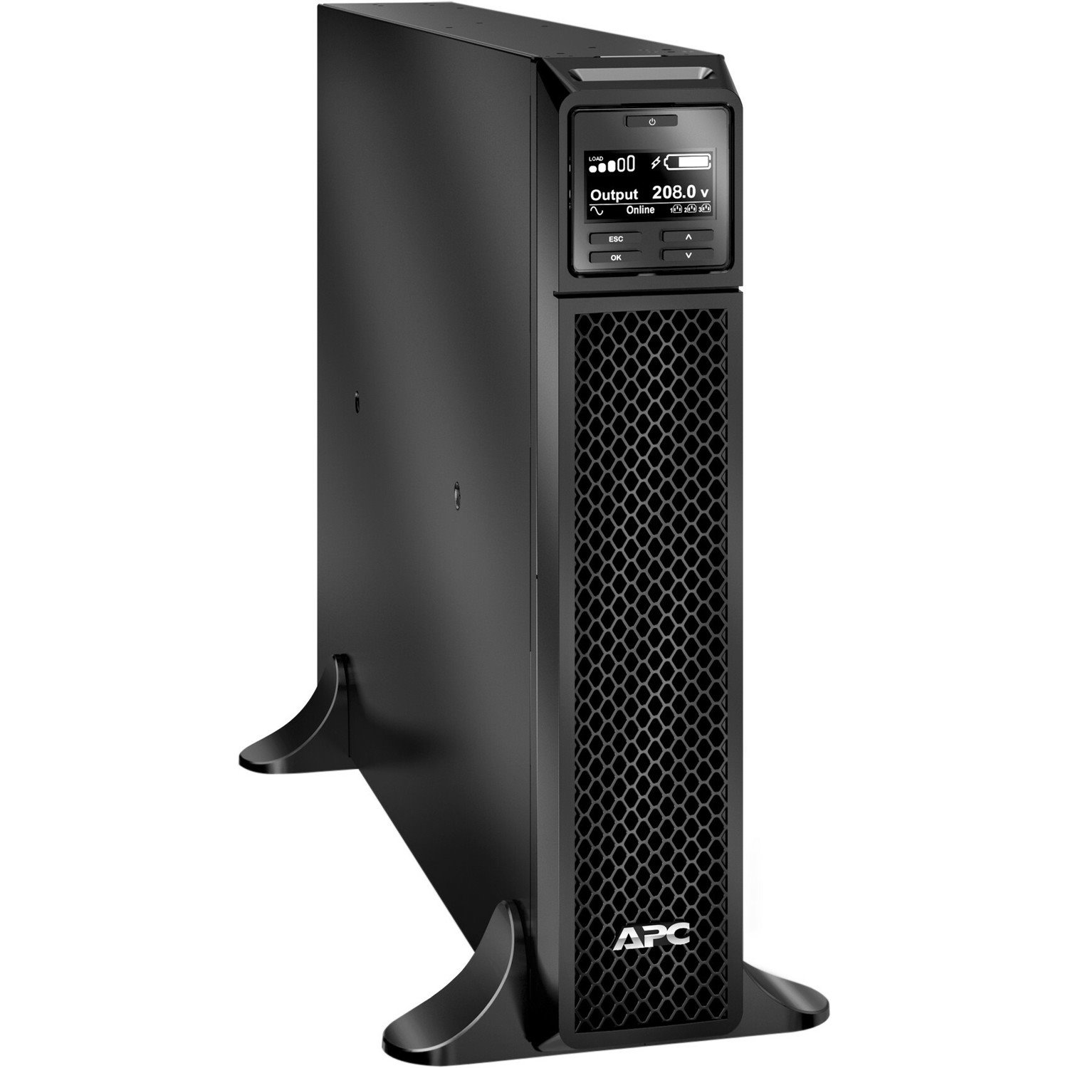 APC Smart-UPS On-Line, 3kVA, Tower, 208V, 2x L6-20R+1x L6-30R NEMA outlets, SmartSlot, Extended runtime, W/O rail kit