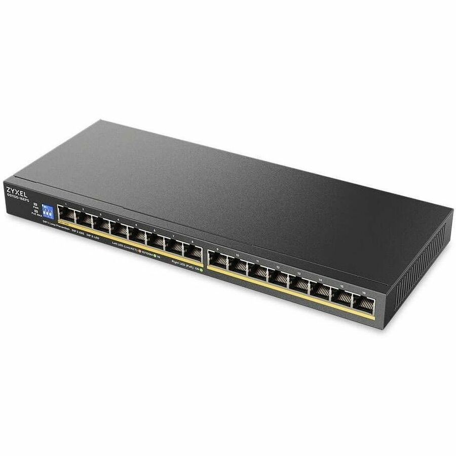 ZYXEL 16-port GbE PoE Unmanaged Slim Switch