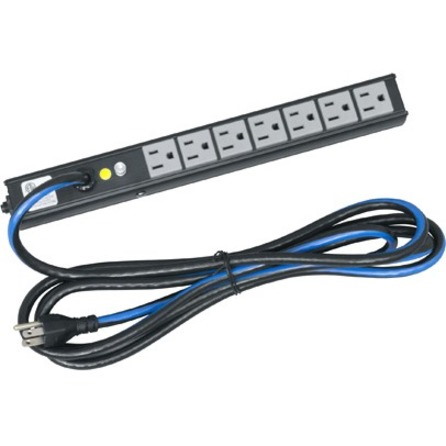 Middle Atlantic Slim Power Strip - High Density Power Strip - 7 Outlet, 15A