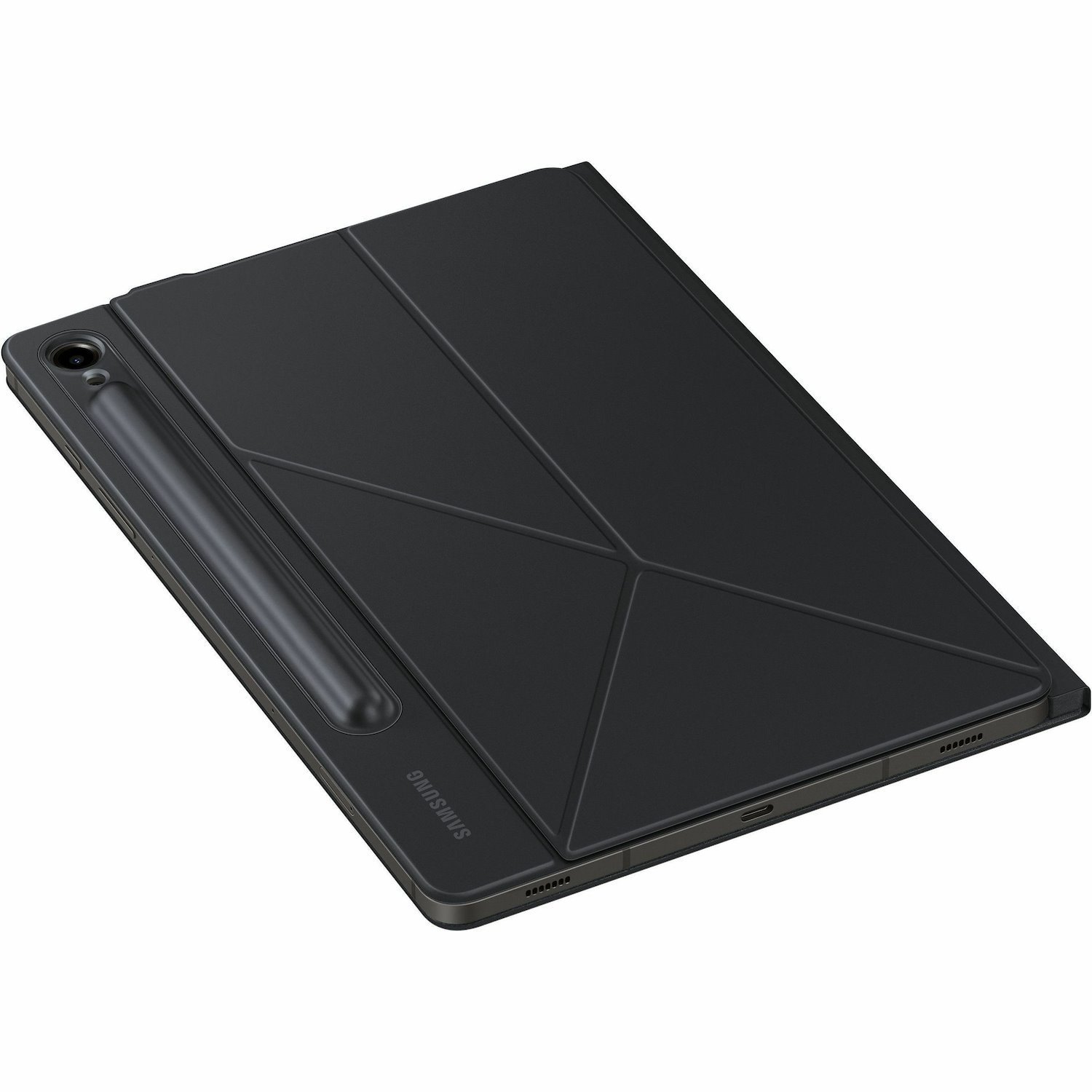 Samsung Carrying Case (Book Fold) Samsung Galaxy Tab S9 Tablet - Black