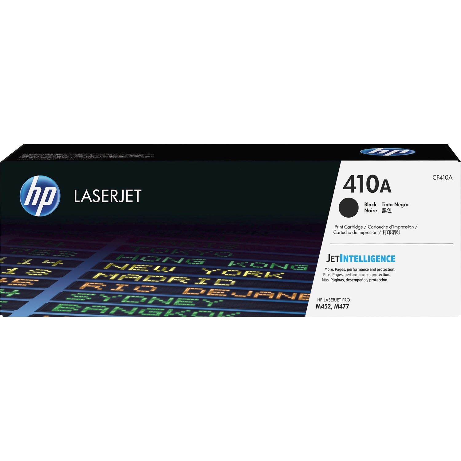 HP 410A BLACK TONER - APPROX 2.3K PAGES. FOR M377, M477, M452 PRINTERS
