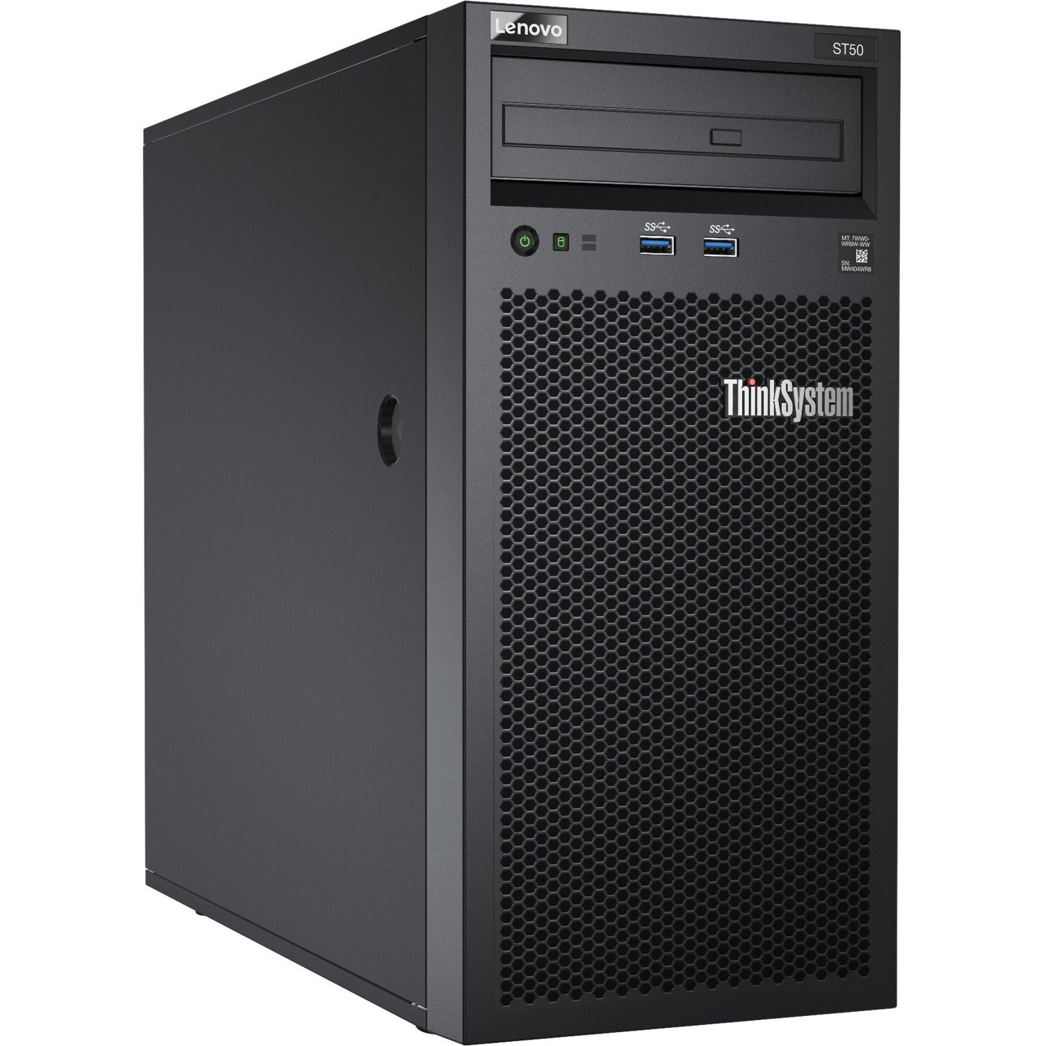 Lenovo ThinkSystem ST50 7Y49A01KAU 4U Tower Server - 1 x Intel Xeon E-2146G 3.50 GHz - 8 GB RAM - Serial ATA/600 Controller