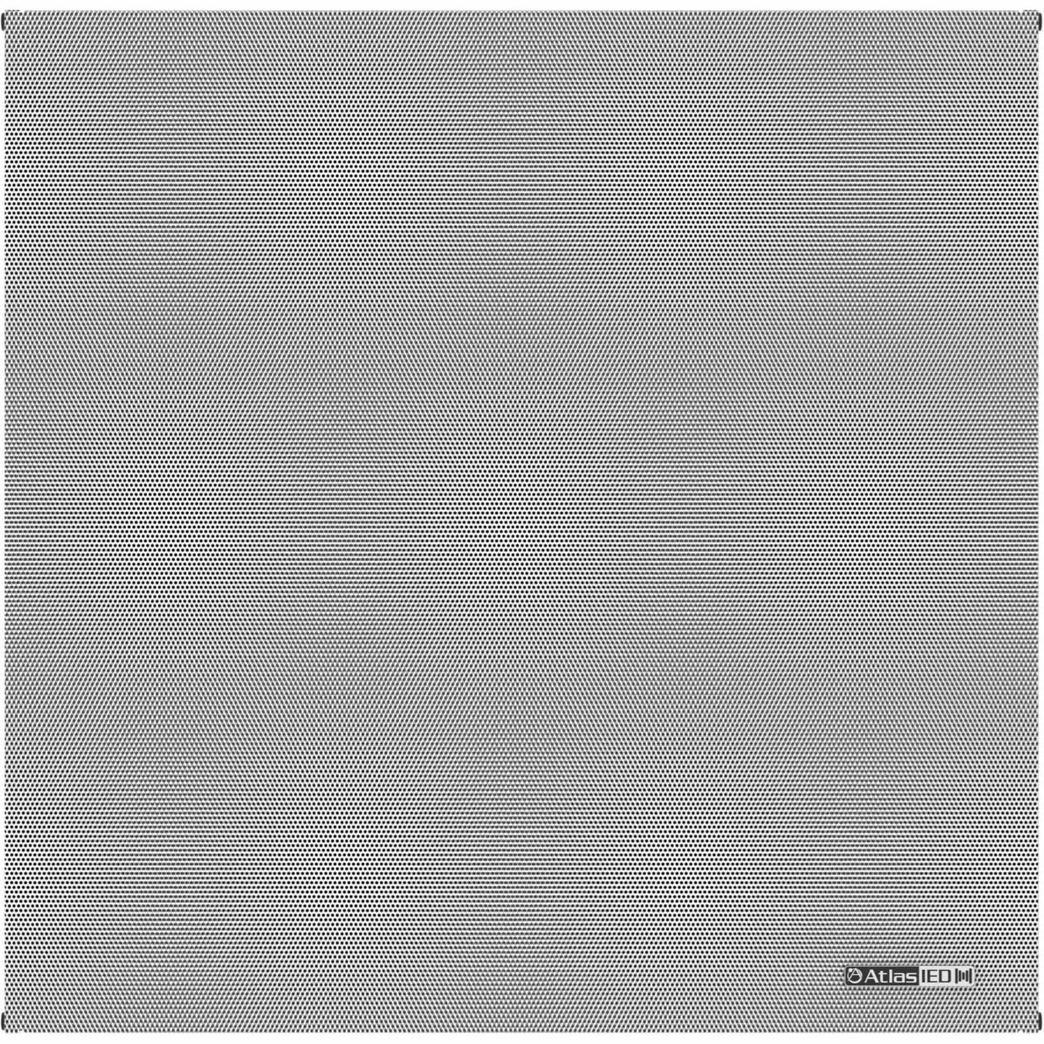 AtlasIED IP-22SYSP Indoor Ceiling Mountable Speaker - 15 W RMS - Traffic White, Traffic Black