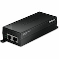 TRENDnet Gigabit PoE++ Injector, TPE-116GI, Supplies PoE (15.4W), PoE+ (30W), or PoE++ (60W), Network A PoE Device Up to 100m(328 ft), NDAA & TAA Compliant, Plug & Play, Black