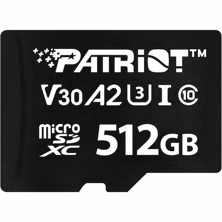 Patriot Memory 512 GB Class 10/UHS-I (U3) V30 microSDXC