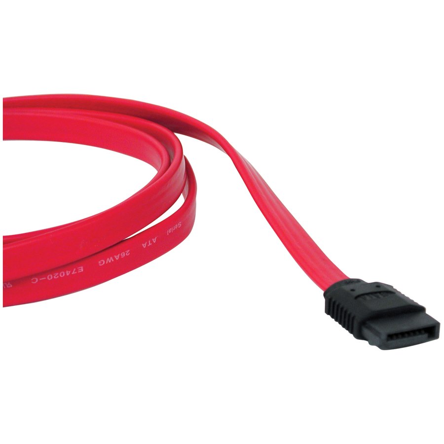 Eaton Tripp Lite Series Serial ATA (SATA) Latching Signal Cable (7Pin/7Pin), 19-in. (48.26 cm)