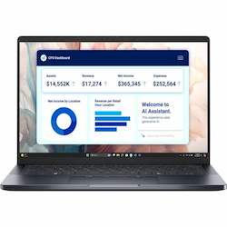 Dell Pro 14 Premium PA14250 14" Copilot+ PC Notebook - Full HD Plus - 60 Hz - Intel Core Ultra 7 266V - vPro Technology - 16 GB - 512 GB SSD - English (US) Keyboard - Magnetite