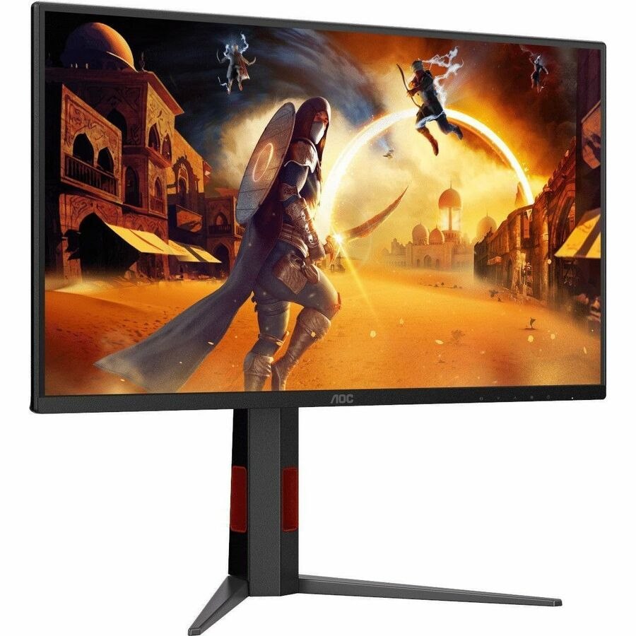 Aoc 24.5' 420Hz Gaming Monitor: Fast Ips, FHD @420Hz, 0.3MS MPRT, 350 Nits, SRGB 110%, Dp/Hdmi, Height/Swivel/Pivot Tilt, Vesa Mount