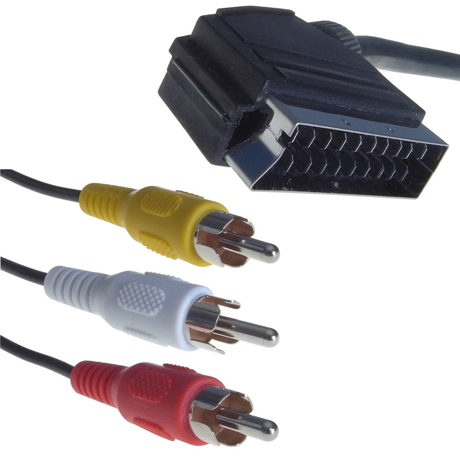 Group Gear RCA/SCART A/V Cable for Audio Device, TV