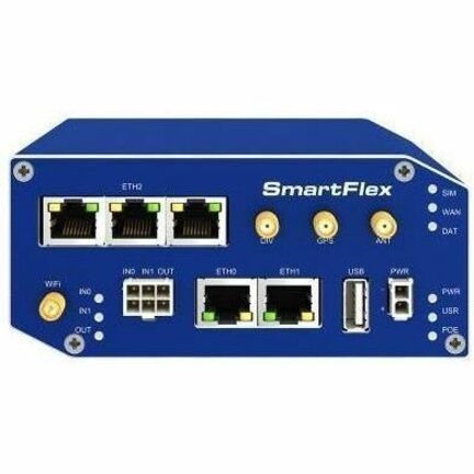 Advantech SmartFlex SR310 Wi-Fi 4 IEEE 802.11a/b/g/n 2 SIM Ethernet, Cellular Modem/Wireless Router