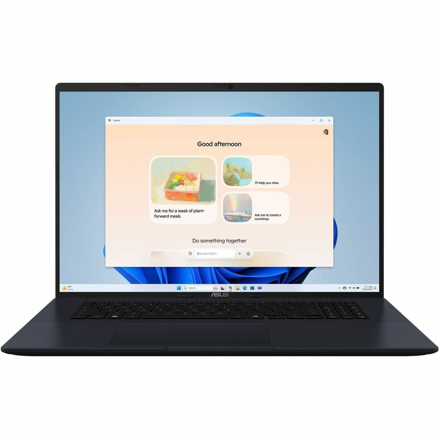 Asus VivoBook 18 M1807 M1807HA-DB79 18.4" Notebook - WUXGA - AMD Ryzen 7 260 - 32 GB - 1 TB SSD - Quiet Blue