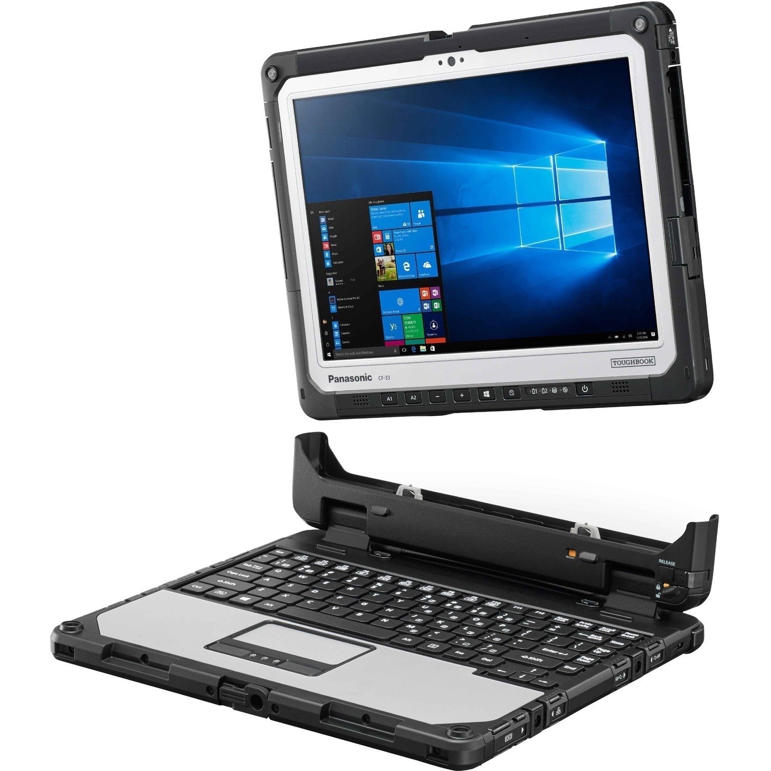 Panasonic TOUGHBOOK CF-33 Rugged Tablet - 12" QHD - vPro Technology - 16 GB - 512 GB SSD - 4G