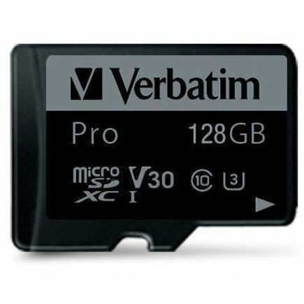 Verbatim Pro 128 GB Class 3/UHS-I (U3) microSDXC