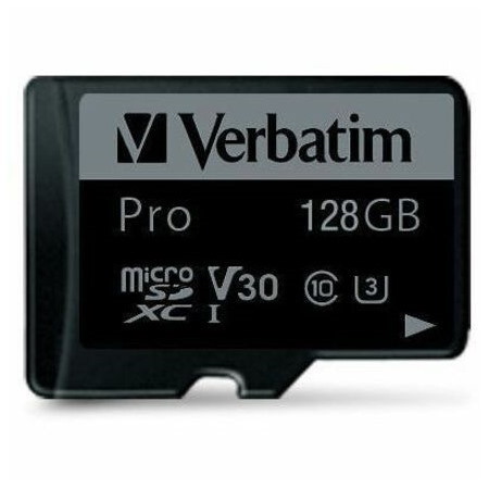Verbatim Pro 128 GB Class 3/UHS-I (U3) microSDXC