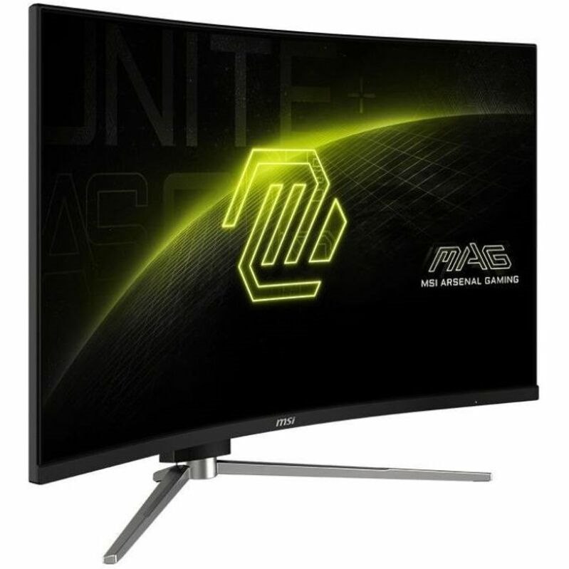 MSI MAG 325CQRXF E2 32" Class WQHD Curved Screen Gaming LED Monitor - 16:9 - Metallic Black