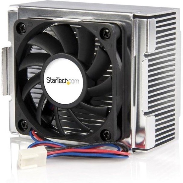 StarTech.com 85x70x50mm Socket 478 CPU Cooler Fan with Heatsink & TX3 Connector - 478 P4 Ball Bearing CPU Cooler Fan with Heatsink - Processor cooler - ( Socket 423, Socket 478 ) - aluminum