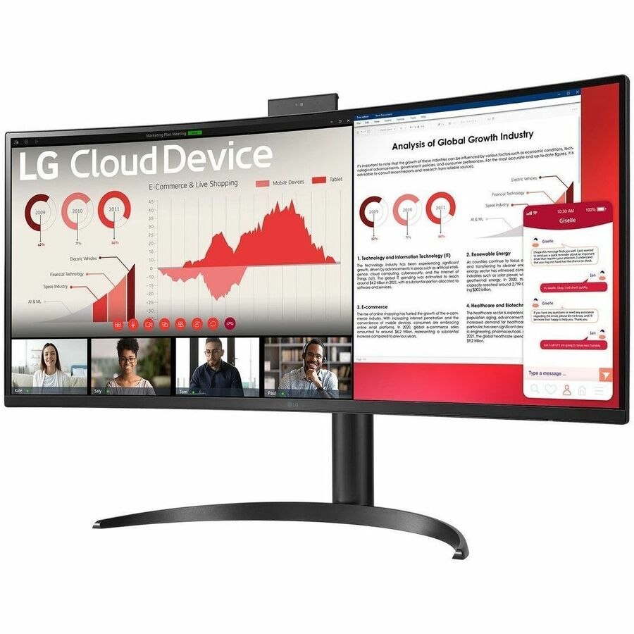 LG UltraWide 34CR65 34CR651N-6P All-in-One Thin Client - 1 Pentium Silver N6005 Quad-core (4 Core) 2 GHz