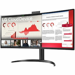 LG UltraWide 34CR65 34CR651N-6P All-in-One Thin Client - 1 Pentium Silver N6005 Quad-core (4 Core) 2 GHz