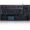 Adesso EasyTouch AKB-425UB Keyboard - Cable Connectivity - USB Interface - TouchPad - English (US) - Black