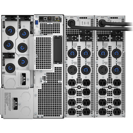 APC Smart-UPS On-Line, 10kVA/10kW, Tower, 208V, 16x 5-20R+4x L6-20R+6x L6-30R+2x L14-30R NEMA, NMC+SmartSlot,W/2 transformer 208V to 120V,W/O rail kit
