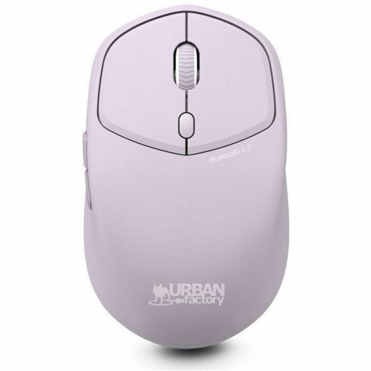 Urban Factory ONLEE Mouse - Bluetooth - USB - 6 Button(s) - Purple