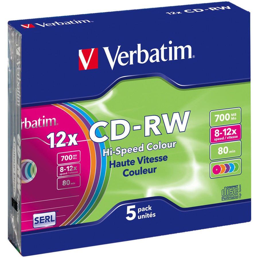 Verbatim DataLifePlus Hi-Speed 700MB 5PC(S)