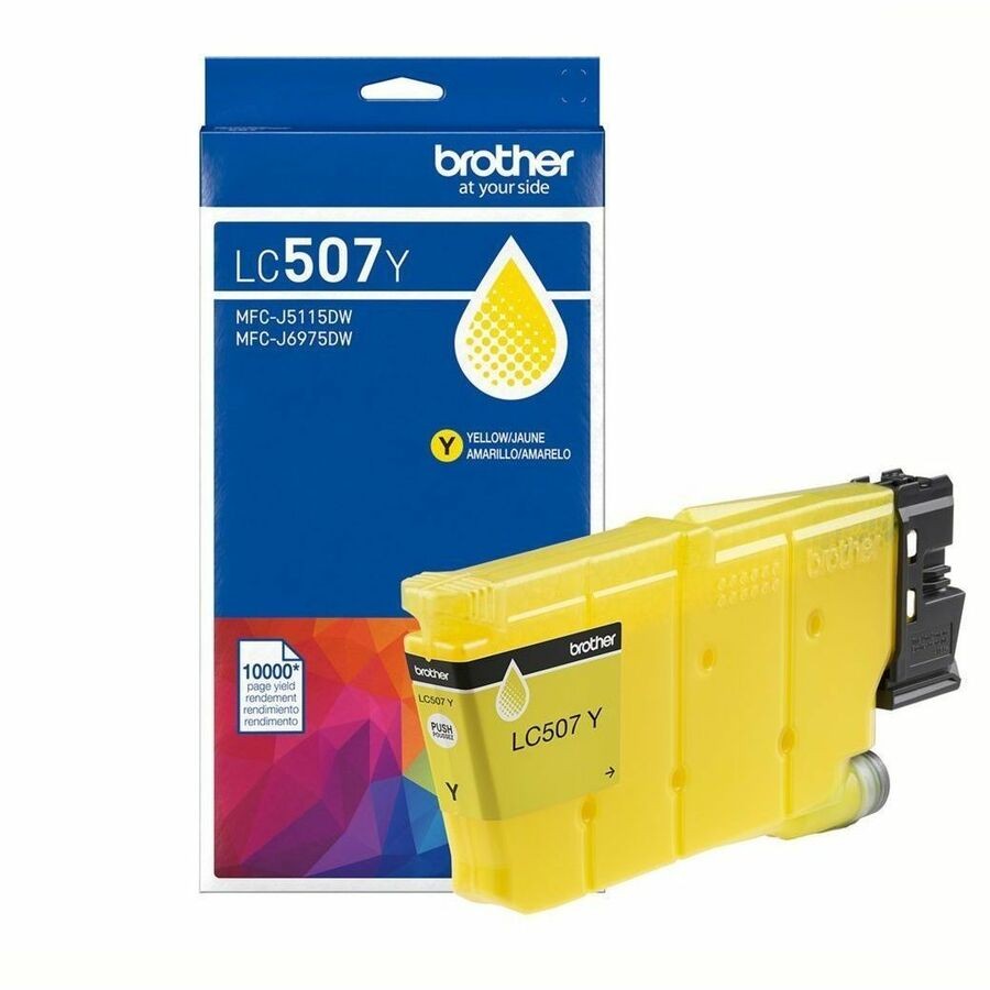 Brother Genuine LC507Y Ultra High Yield Yellow Ink Cartridge